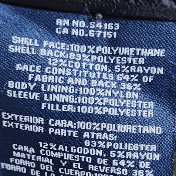 Dockers Men's Faux Leather Lined Water Resistant Shell Snap Cuffs Pockets Sz XL - Picture 12 of 14